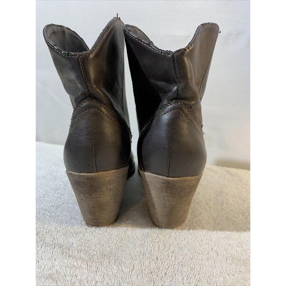 Rocket Dog Brown Boots Booties Size 9.5 - Picture 5 of 8